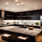 Cuisine moderne en simulation chez Leroy Merlin