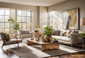Travailleur rénove un appartement
