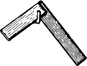 Cloison en bois separant deux pieces