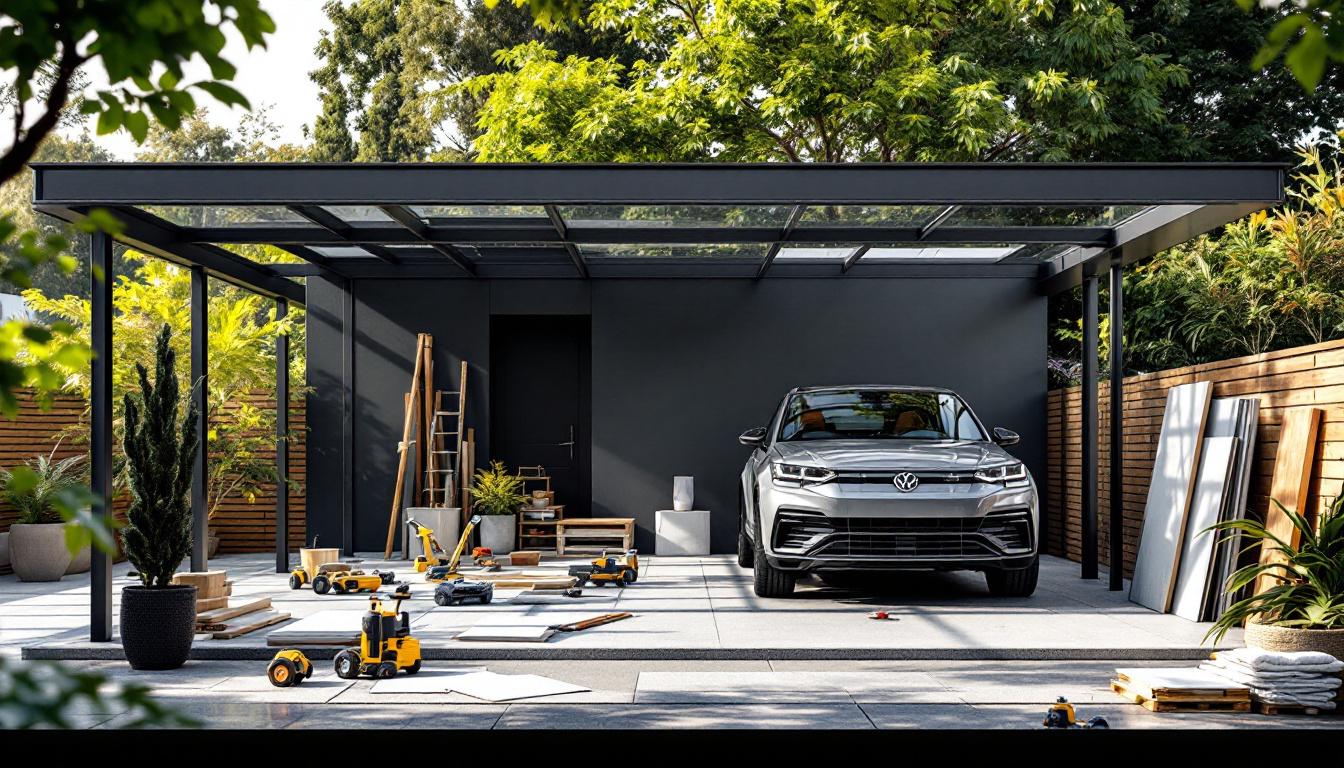 Carport sur mesure : trouvez le modèle idéal pour votre véhicule