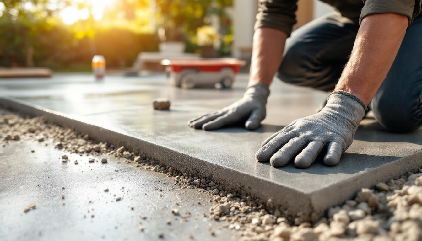 Chape béton extérieur : avantages et étapes de réalisation essentielles