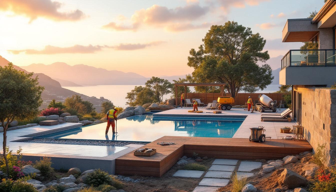 Construire piscine débordement : étapes et conseils d'experts