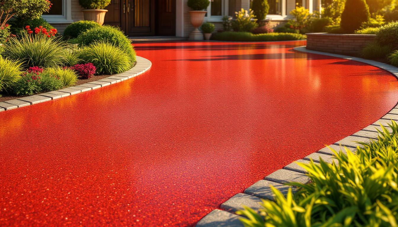 Enrobé rougissant : donnez du style à votre garage et entrée