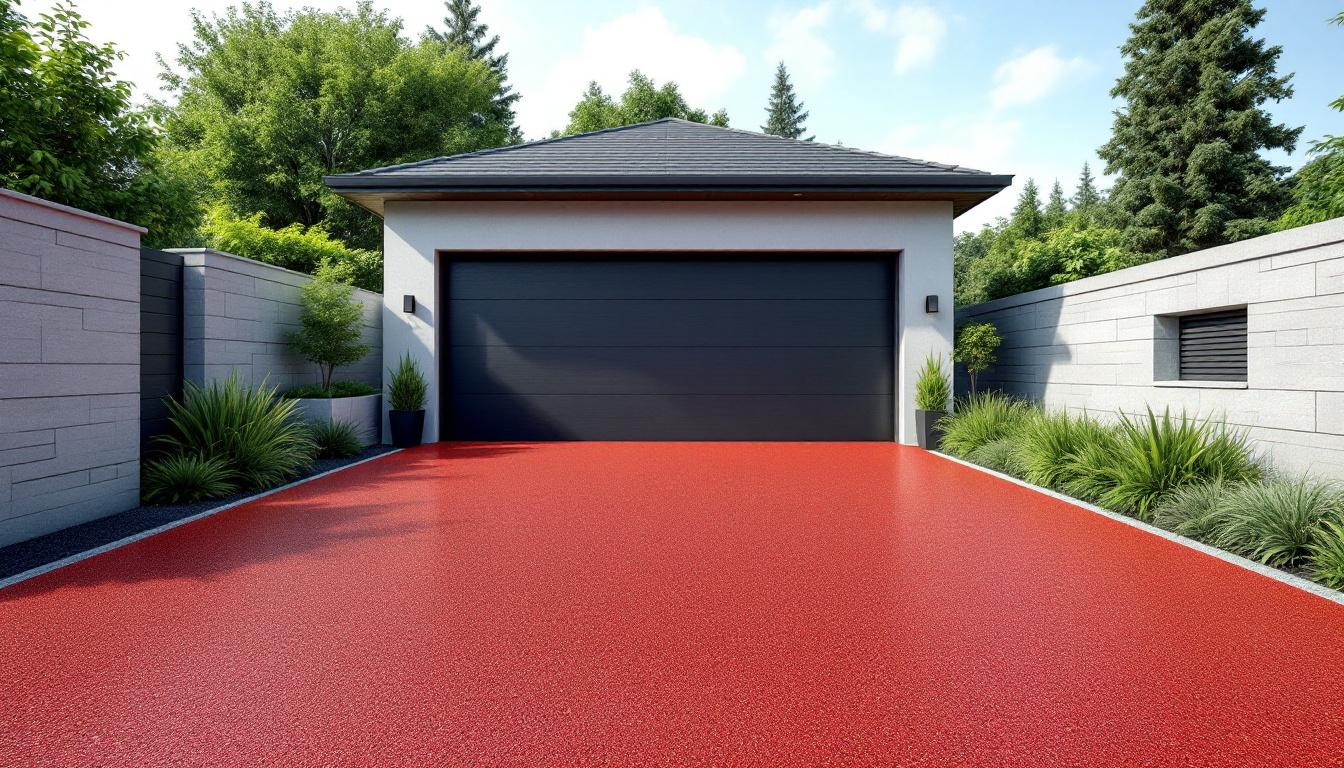 Enrobé rougissant : donnez du style à votre garage et entrée