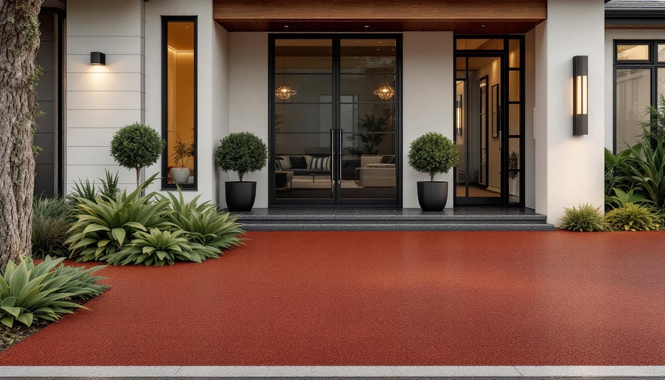 Enrobé rougissant : donnez du style à votre garage et entrée