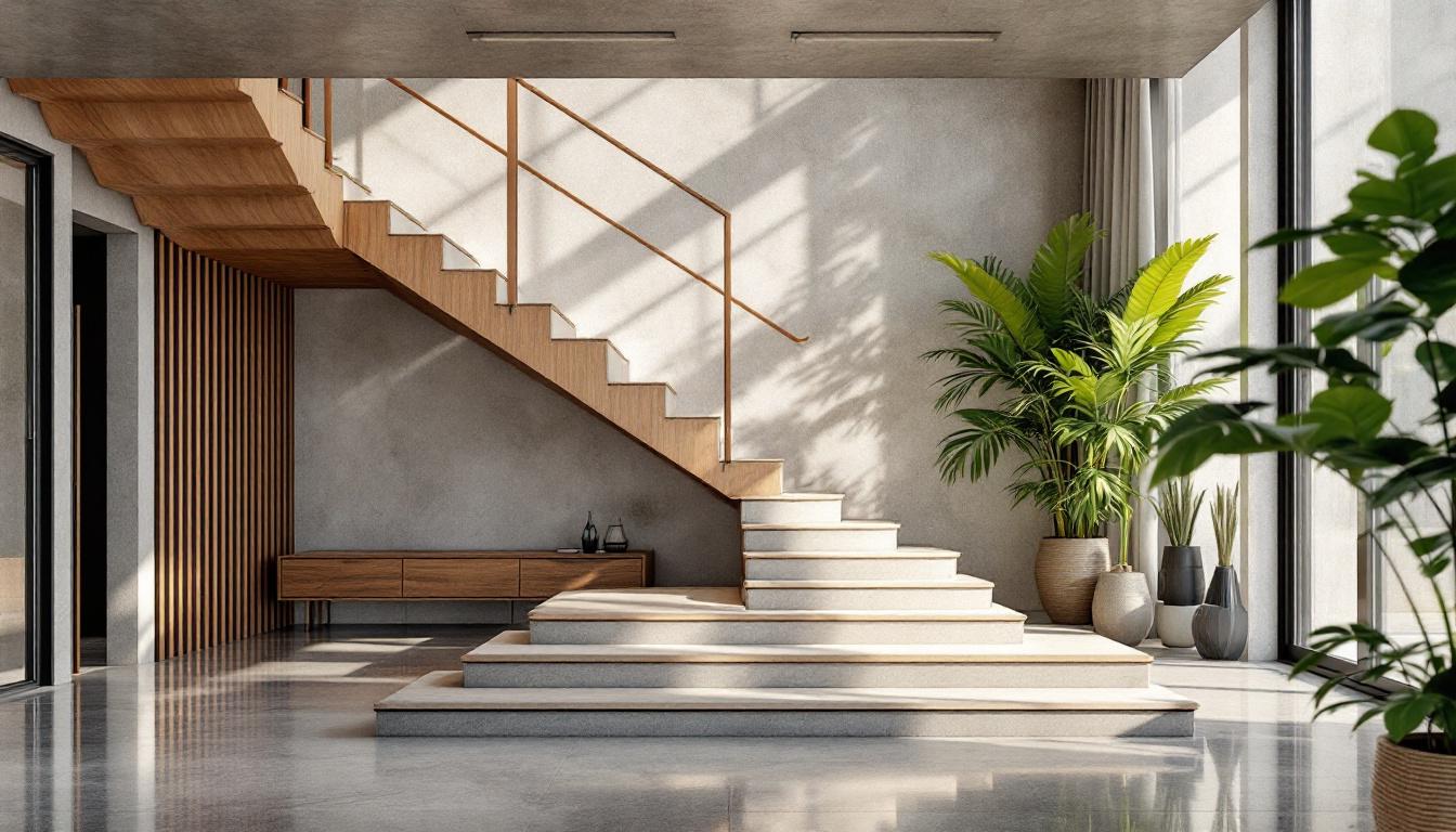 Escalier béton ciré et bois : modernisez votre intérieur facilement