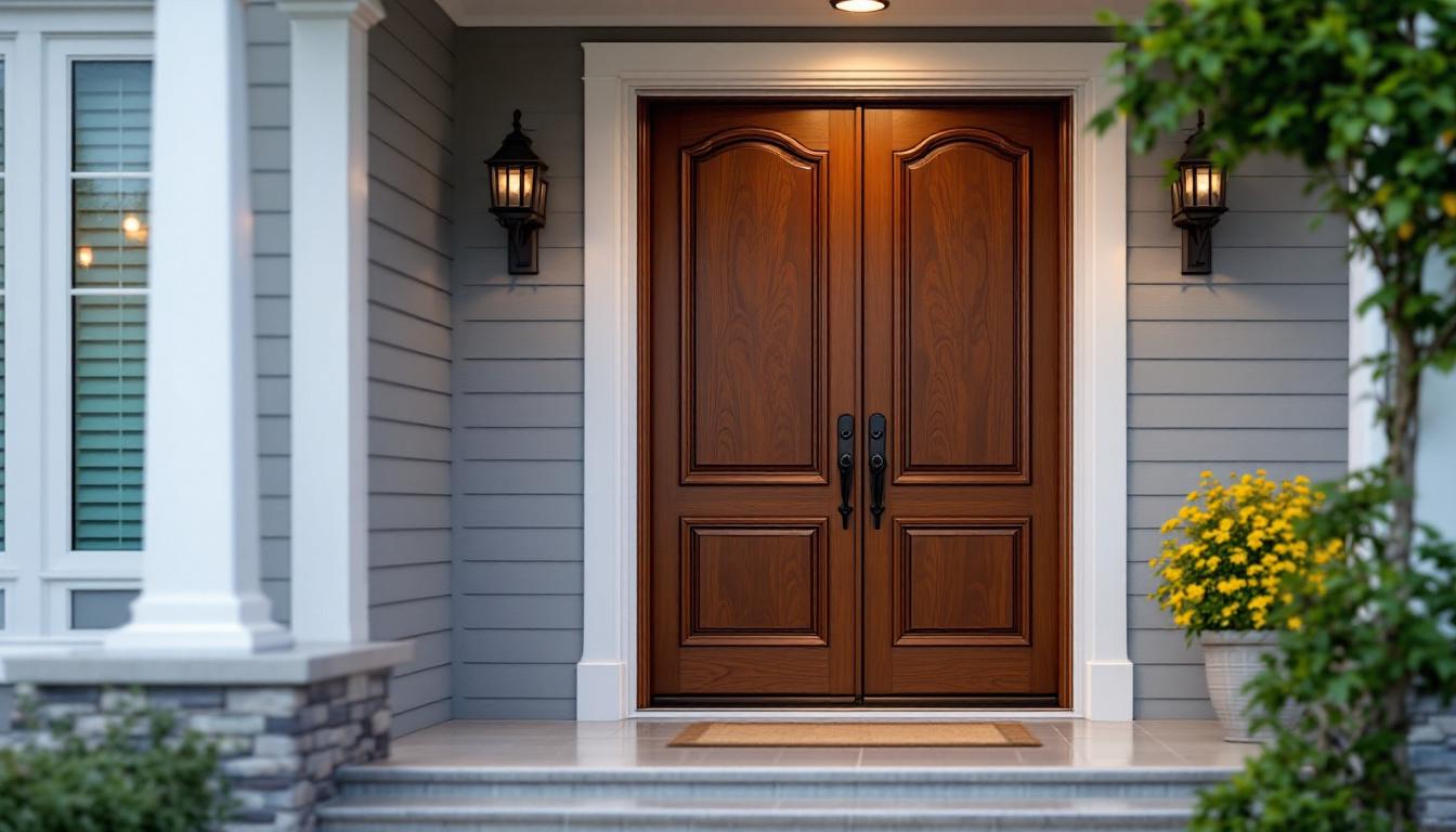 Porte entrée double battant : élégance et robustesse à découvrir