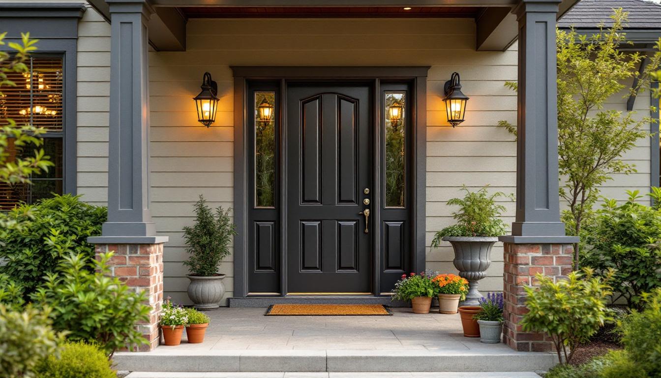 Porte d'entrée pas chère : design, sécurité et économies garanties