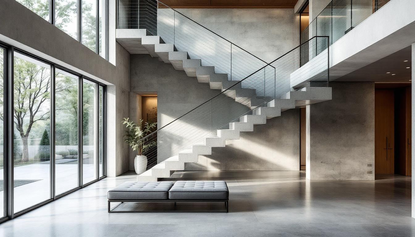 Prix escalier suspendu béton : découvrez les options et tarifs