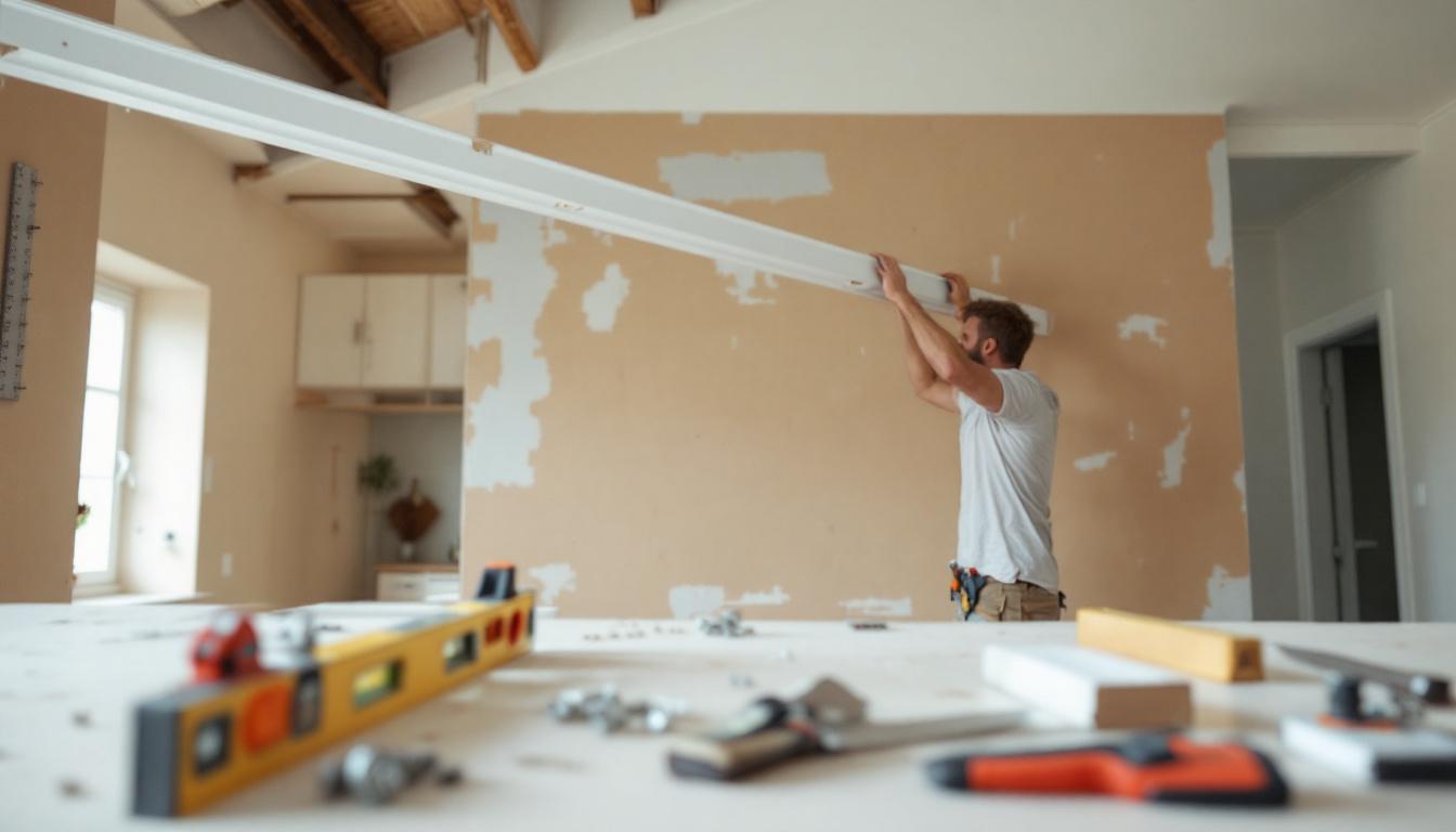 Prix m2 placo avec rail plafond : tarifs, conseils et astuces