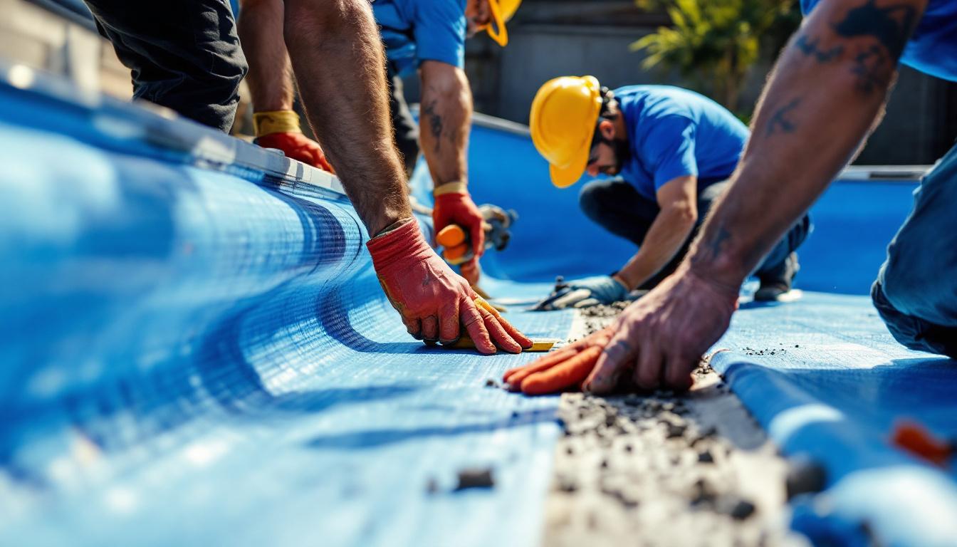 Prix pose liner piscine 8x4 : comparez les devis et économisez