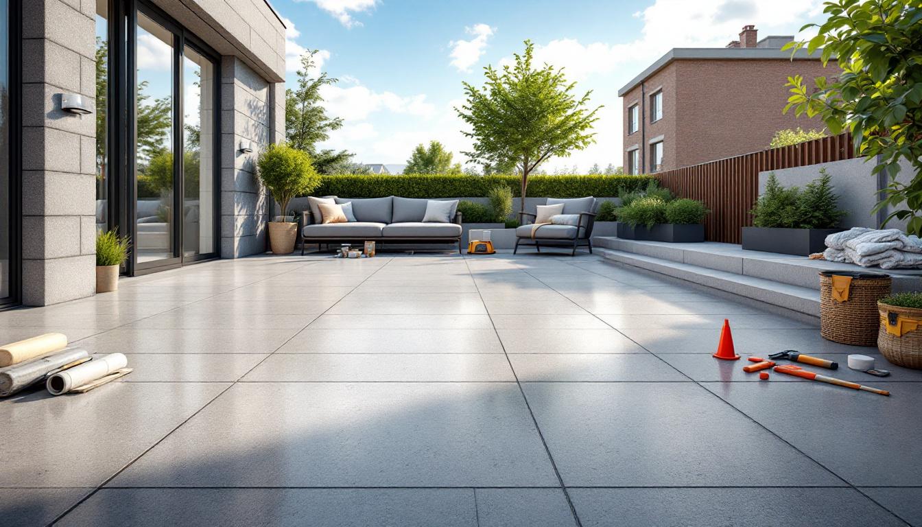 Prix terrasse béton 100m2 : découvrez les tarifs et options disponibles