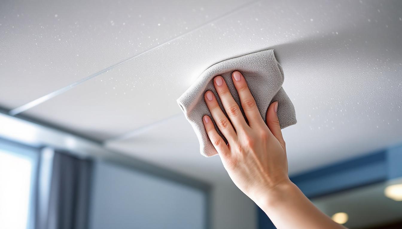 Produit de nettoyage plafond tendu Barrisol : conseils et astuces