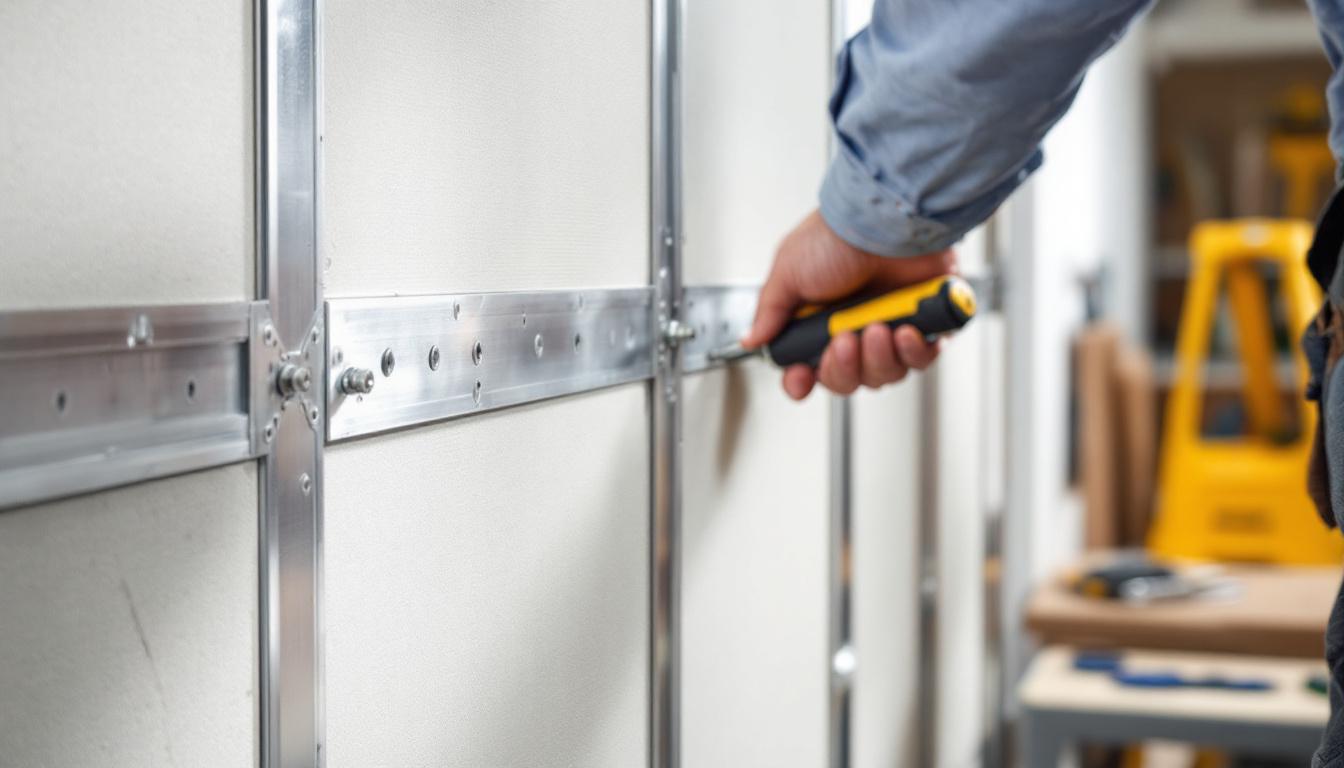 Renfort cloison placo : sécurité et méthodes de fixation efficaces