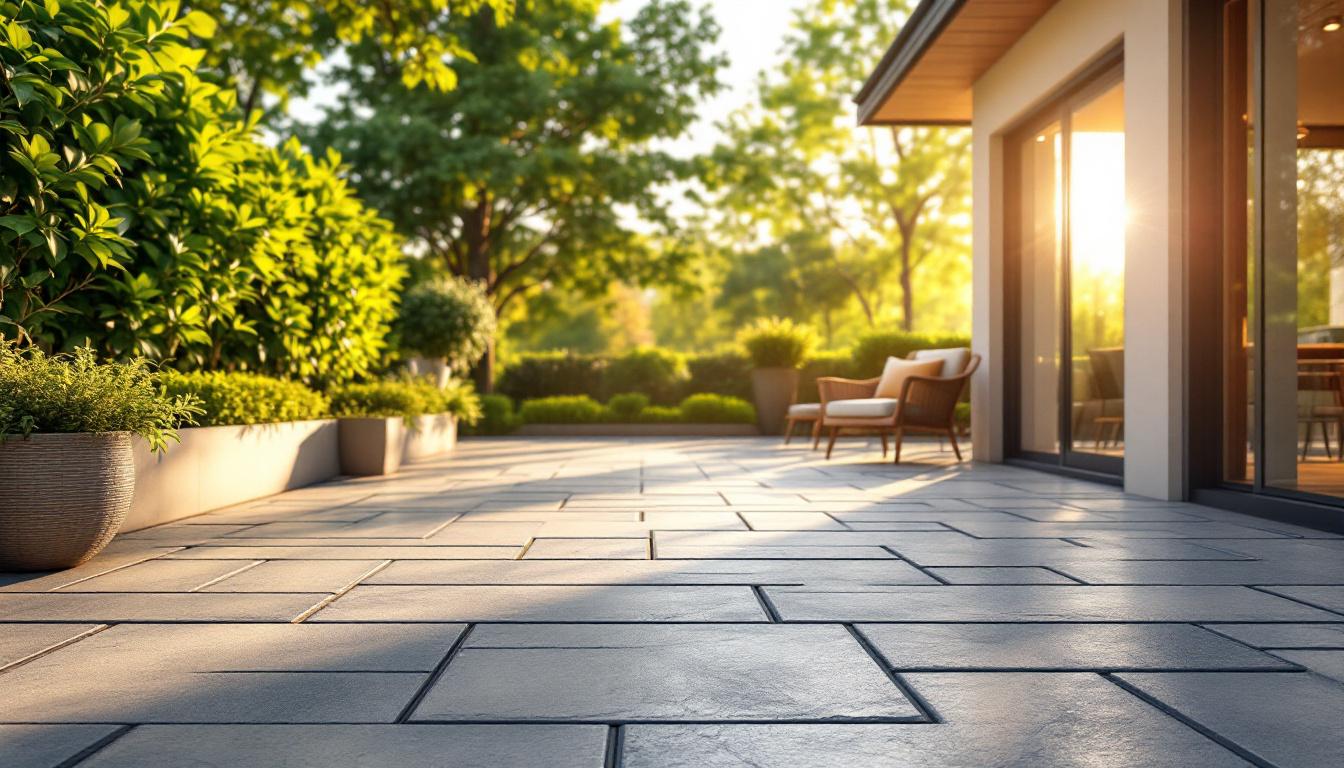 Terrasse en moquette de pierre : esthétique et durabilité à découvrir