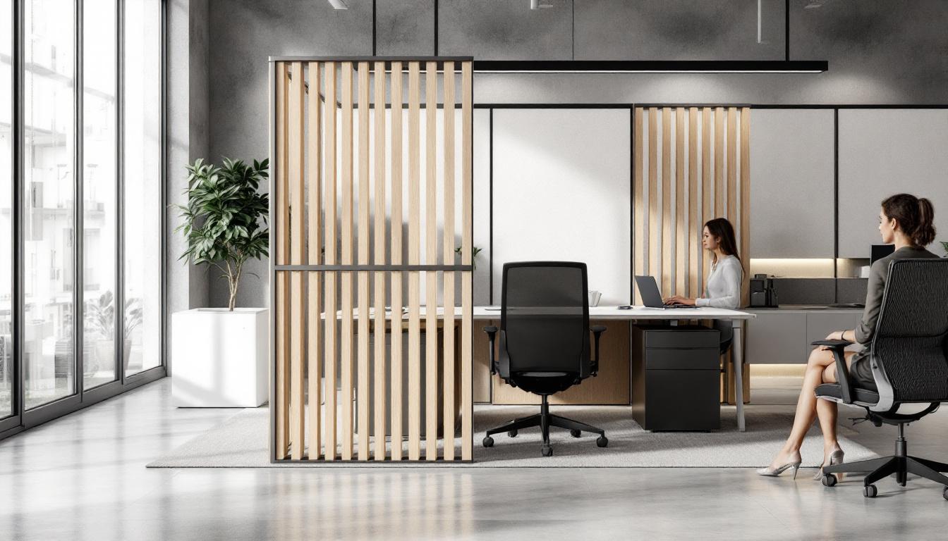 Cloison amovible lame orientable : personnalisez votre espace facilement