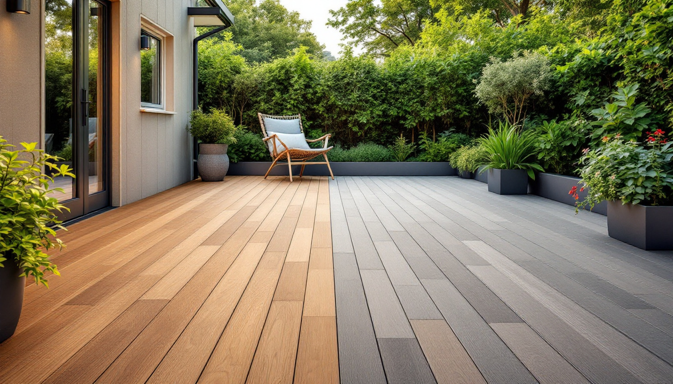 Lambourde terrasse composite : choix et conseils pour une pose réussie