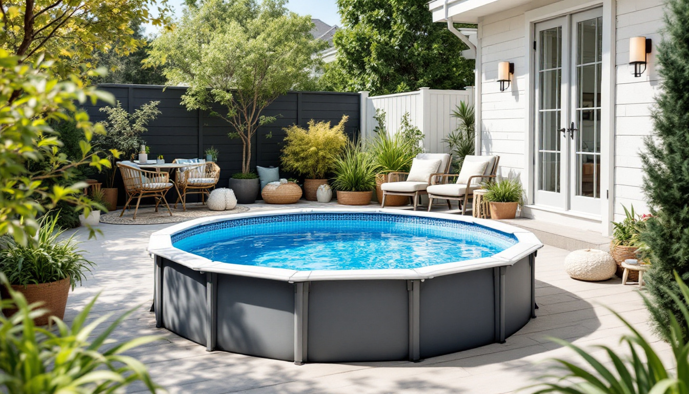 Mini piscine hors sol : profitez de la baignade dans un petit jardin