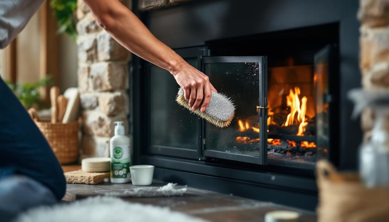 Nettoyer insert cheminée : méthodes écologiques et astuces efficaces