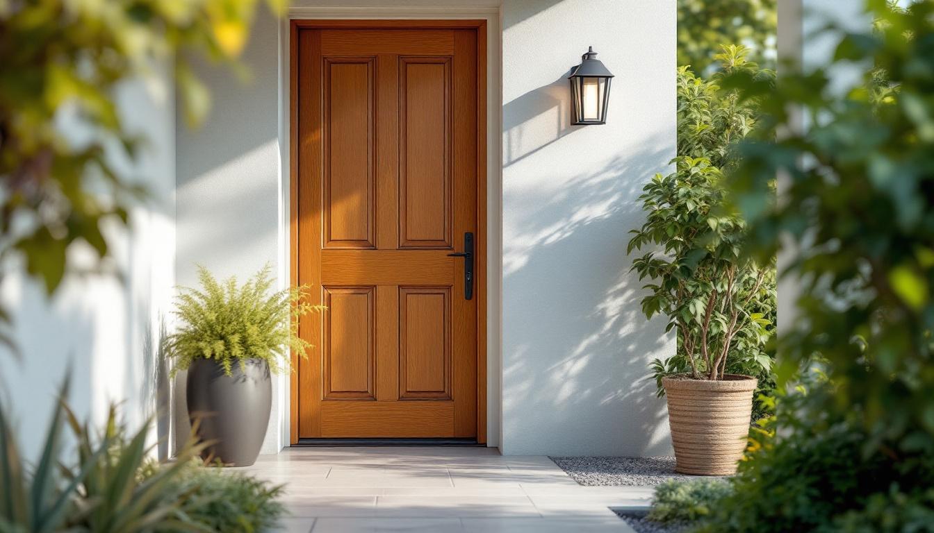 Peinture porte bois : optez pour une finition satinée durable