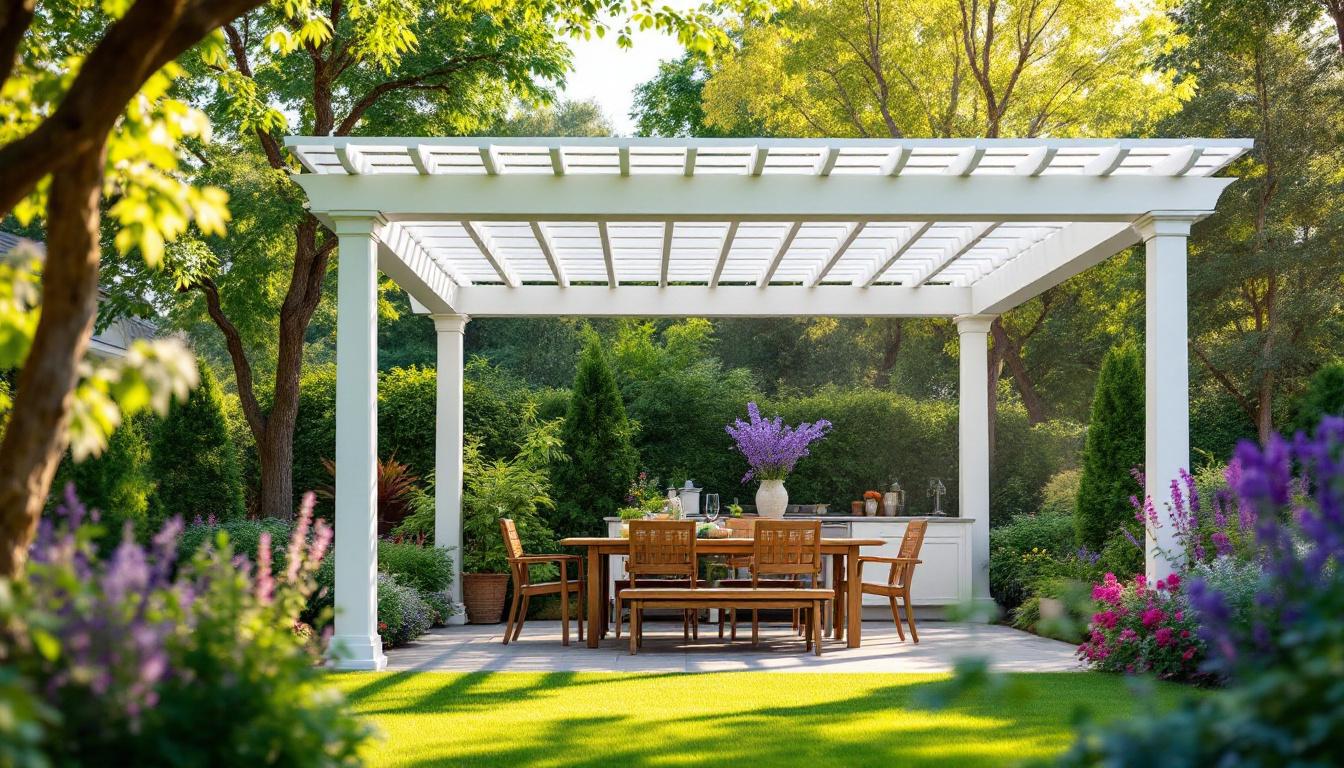 Pergola aluminium 4x3 : designs modernes et options personnalisées